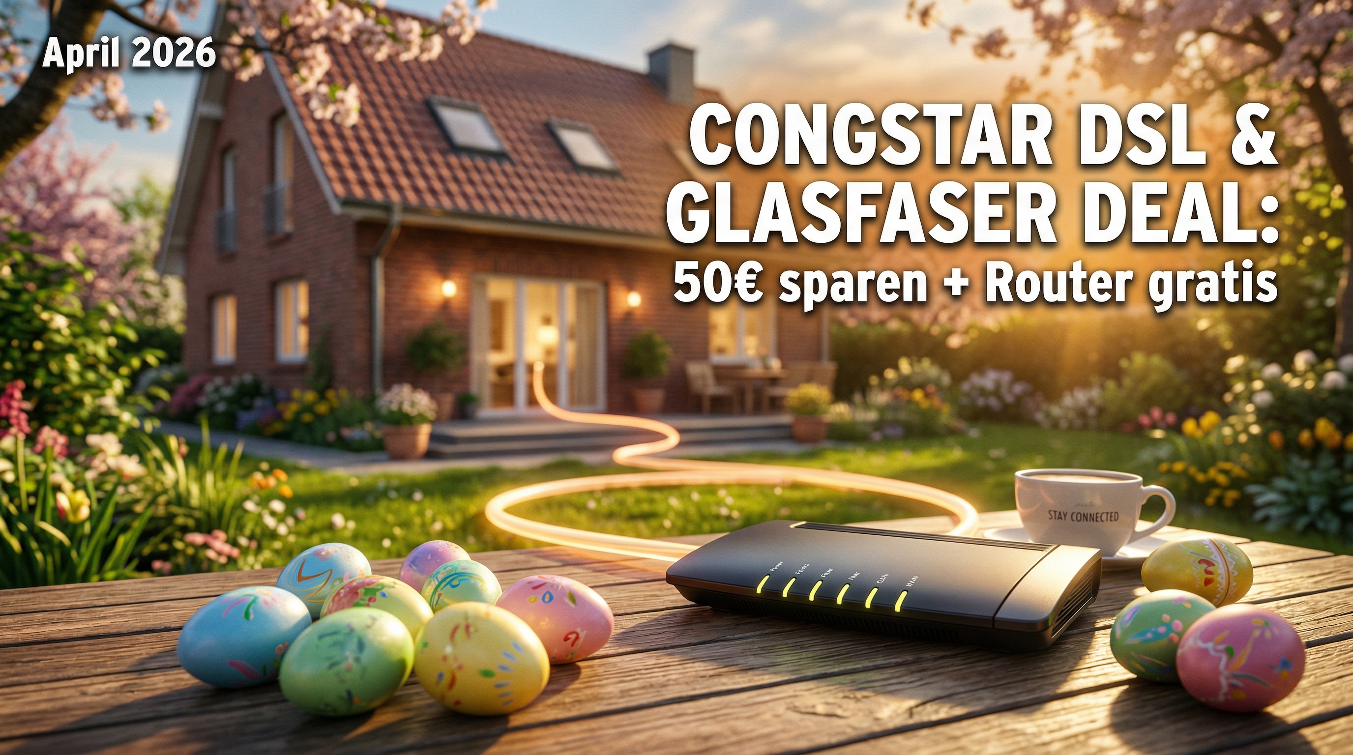 congstar DSL & Glasfaser April 2026: Preise fallen - lohnt sich der Tarif wirklich? congstar greift 2026 mit neuen Glasfaser-Tarifen an: Preise, Neuerungen und knallharter Vergleich mit Telekom, Vodafone, 1&1 und o2. Jetzt alle Details im großen Check!