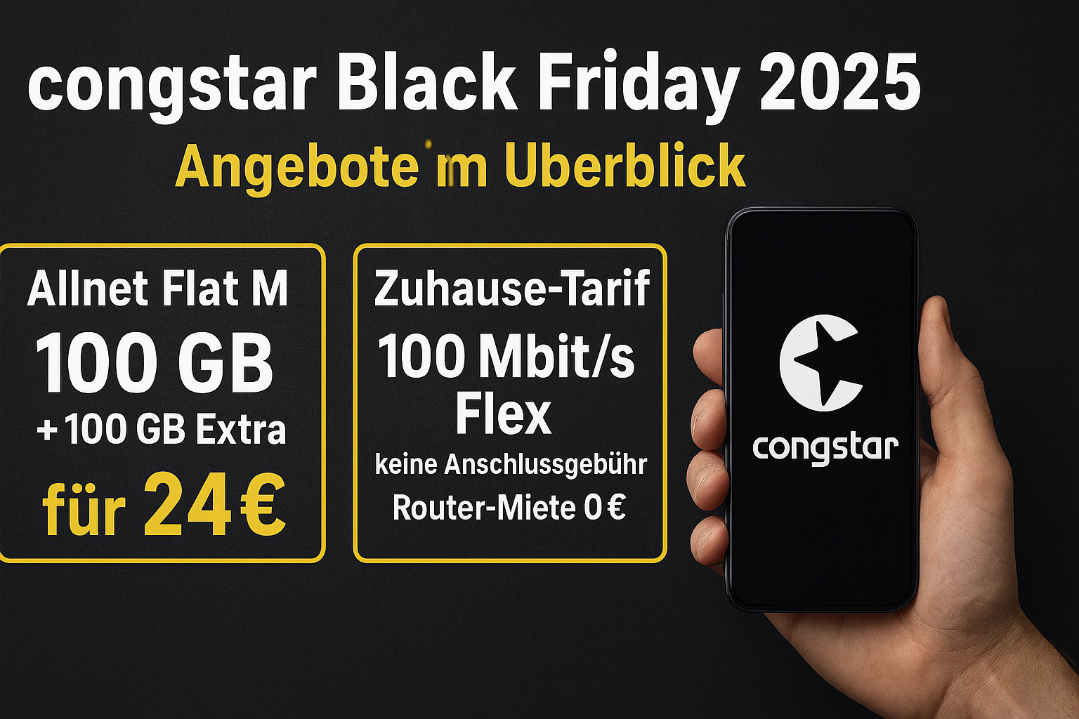 Congstar Prepaid Singles Day Aktion 2025 - Alle Tarife im Überblick Alle Details zur Prepaid Singles Day Aktion 2025: Mehr Datenvolumen, reduzierte Starterpakete und günstige Preise. Vergleichstabellen und Tipps für den besten Tarif.