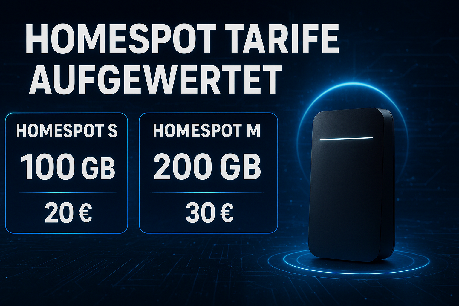 congstar wertet Homespot Tarife auf: Alles über mehr Datenvolumen & Flexibilität Der Telekommunikationsanbieter congstar wertet seine Homespot-Tarife deutlich auf. Mehr Datenvolumen, flexible Nutzung, LTE 50, 5G-Option und neue Router. Alle Details im Überblick.