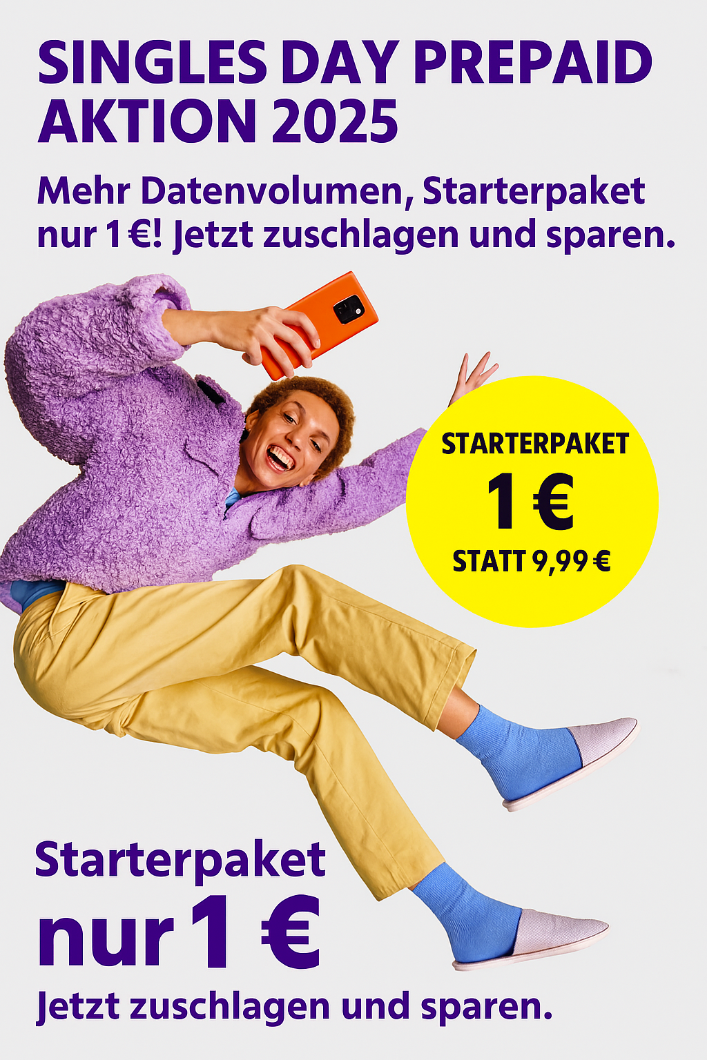 Congstar Prepaid Singles Day Aktion 2025 - Alle Tarife im Überblick Alle Details zur Prepaid Singles Day Aktion 2025: Mehr Datenvolumen, reduzierte Starterpakete und günstige Preise. Vergleichstabellen und Tipps für den besten Tarif.