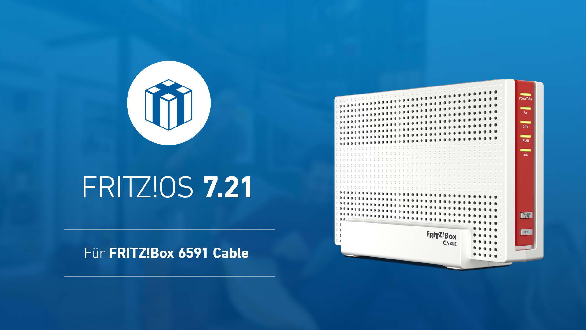 Fritz-Box OS 7.21: Neue Updates für Fritzbox 6591 Cable auf OS 7.21
