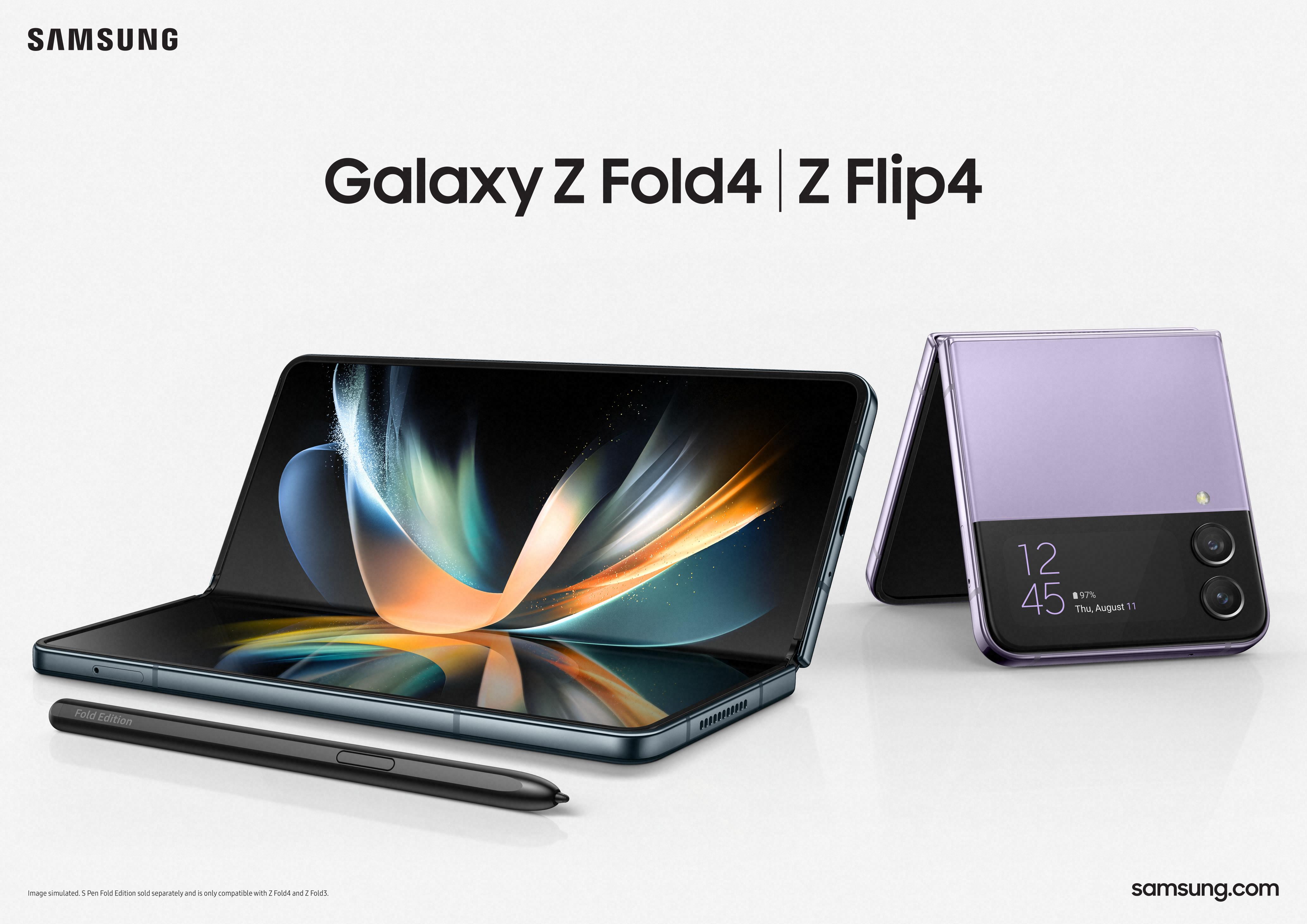 Samsung Handys: Neue Samsung Galaxy Z Flip4 und Galaxy Z Fold4 --Die ersten Tarife