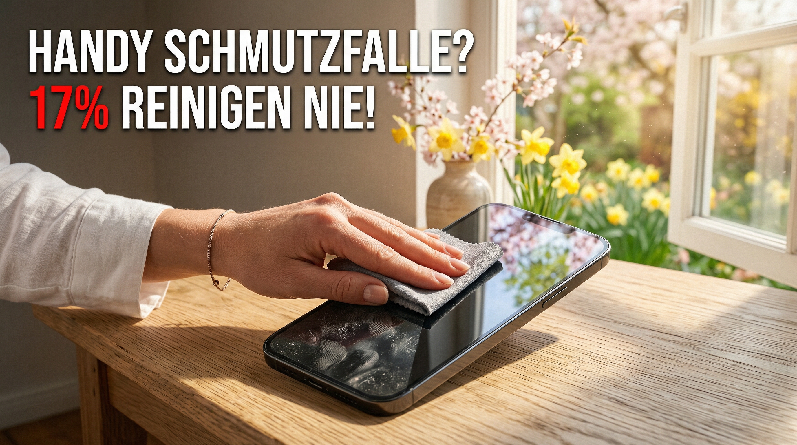 Smartphone reinigen: Schmutzfalle in der Hosentasche - Warum 17% nie putzen Smartphone reinigen? Neue Studie zeigt: 17% putzen ihr Handy nie. Warum das riskant ist, wie oft Sie wirklich reinigen sollten und welche Fehler fast alle machen.