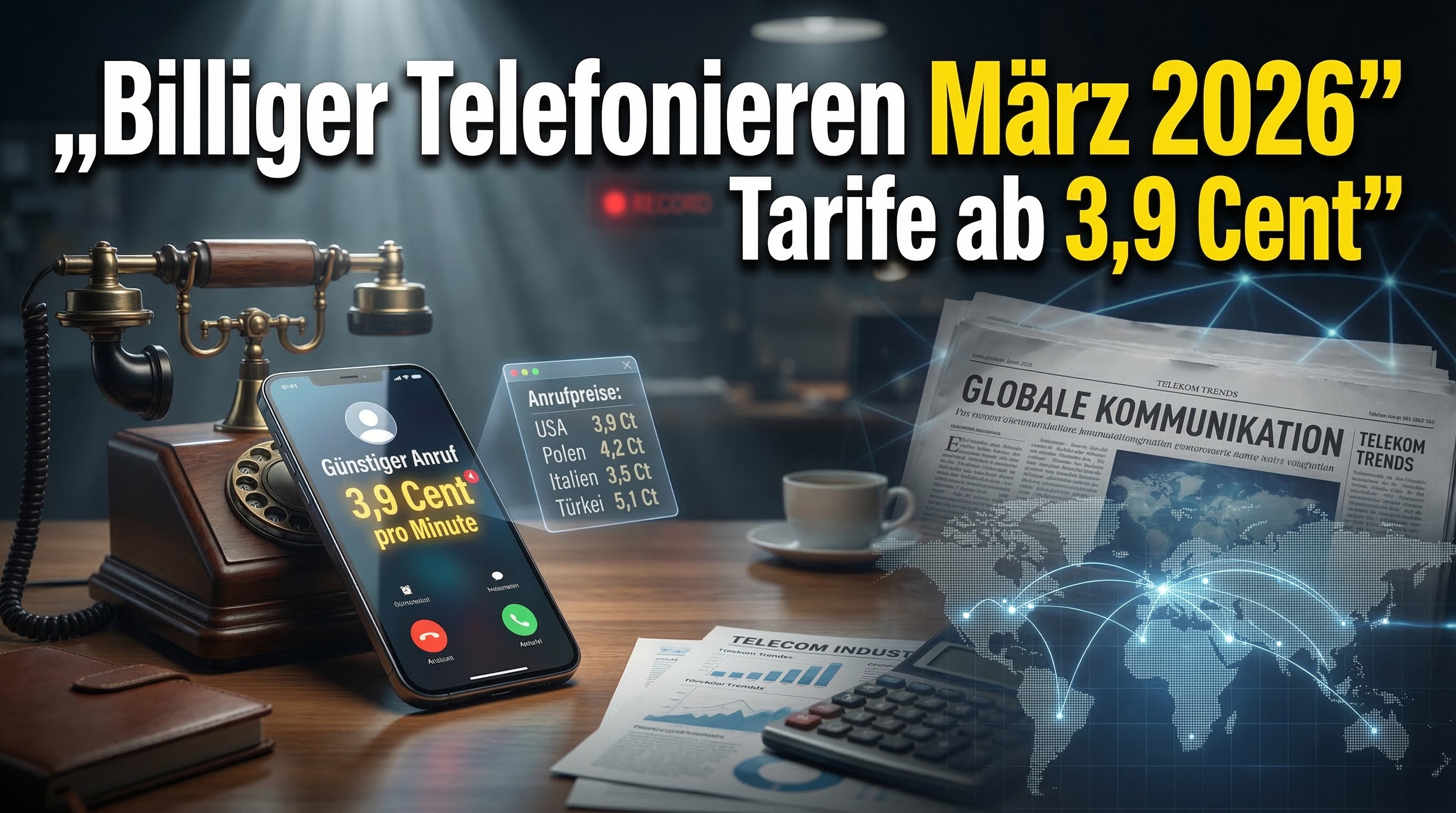 Billiger Telefonieren März: Die Besten Calltrough Telefontarife im März Großer Vergleich der Callthrough-Tarife März 2026: Welche Anbieter wirklich günstig sind, welche Ziele nur 3,9 Cent kosten und worauf Verbraucher achten müssen. Der komplette Anbieter-Check mit Tabellen.