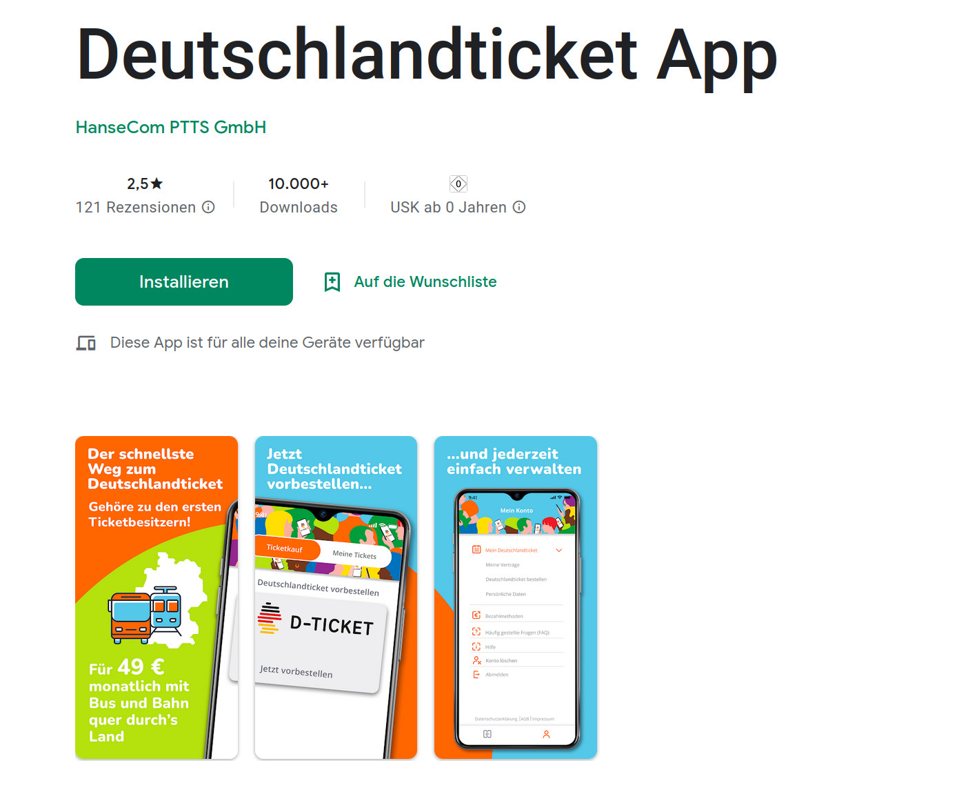 49 Euro Ticket Apps: Die ersten Apps für das 49-Euro-Ticket gehen online