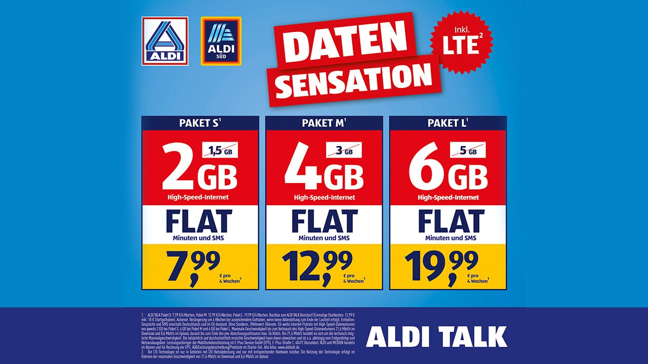 Aldi Talk Tarife