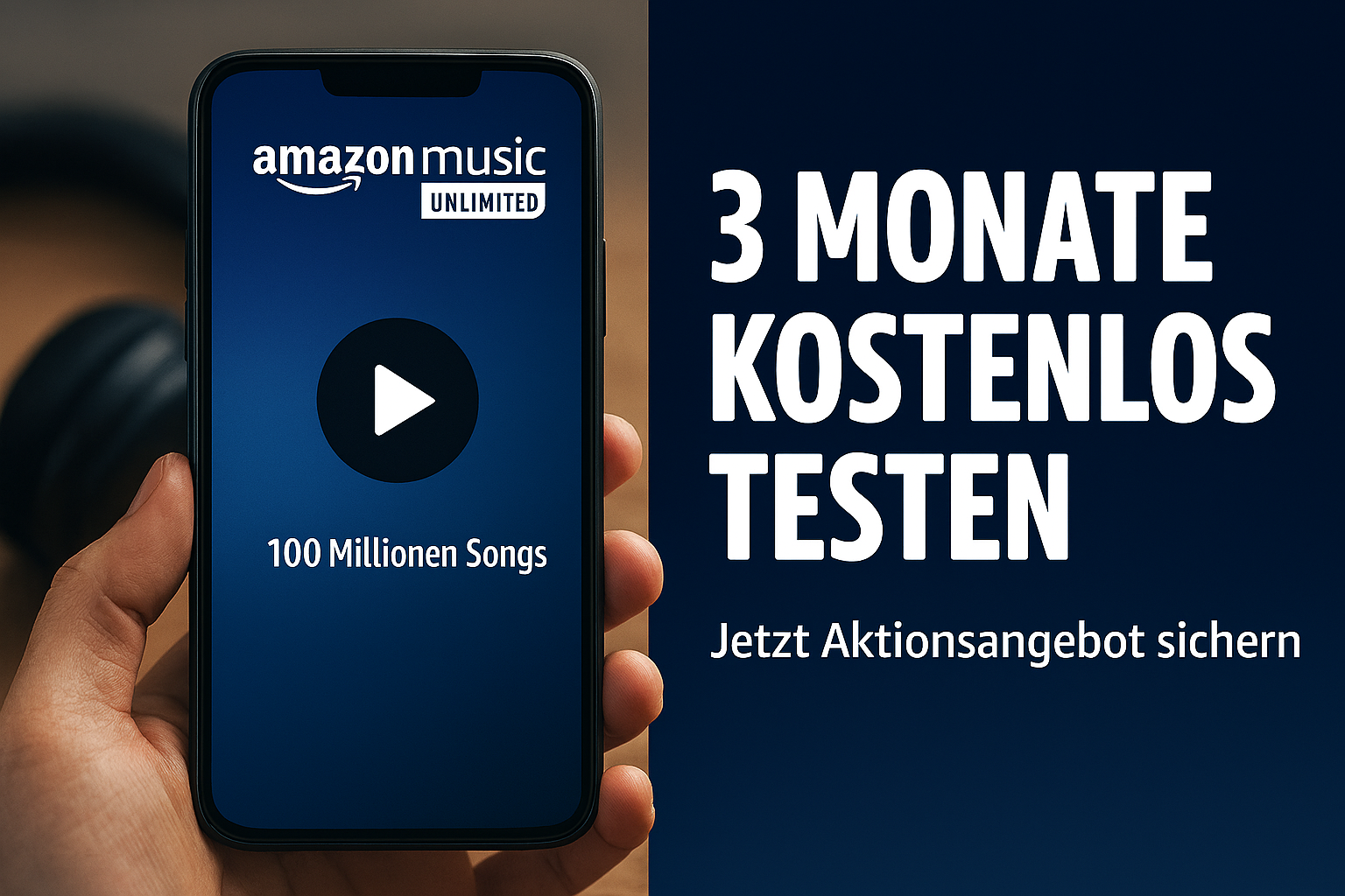 Amazon Music Unlimited 3 Monate kostenlos testen - alle Details, Vorteile und Bedingungen der aktuellen Aktion.