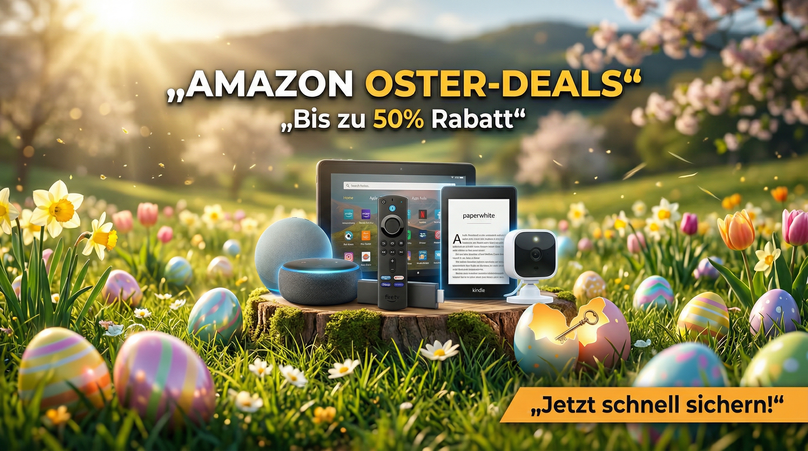 Amazon reduziert zu Ostern 2026 zahlreiche Ger�te wie Fire TV Stick, Echo, Kindle und Blink massiv. Viele Angebote sind bereits knapp - lohnt sich der Kauf jetzt wirklich? Alle Details im gro�en �berblick.