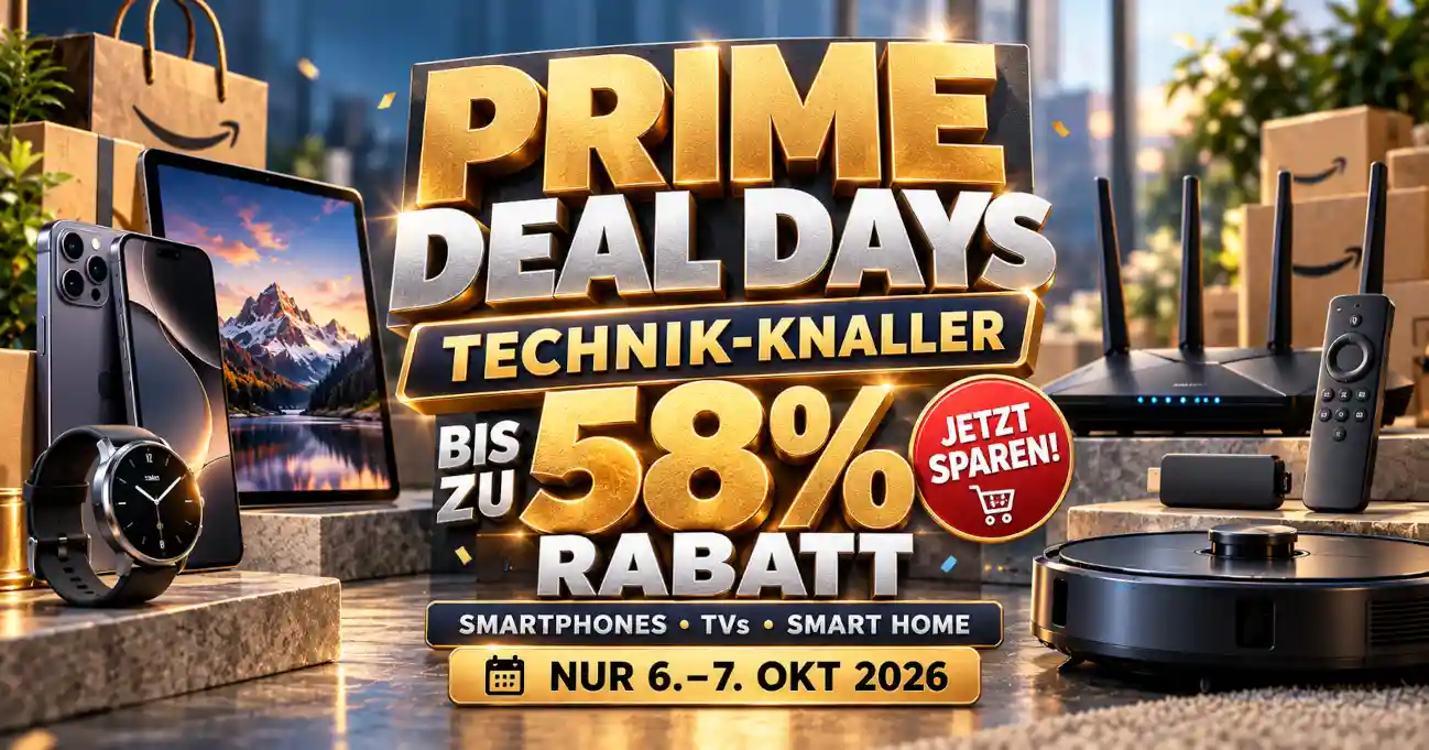 Amazon Prime Deal Days 2026 mit aktuellen Technik-Angeboten