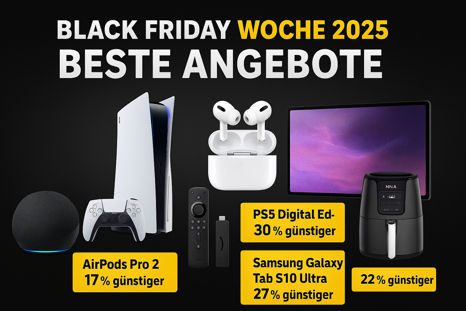 Amazon Black Friday Woche 2025 Die besten Angebote im berblick