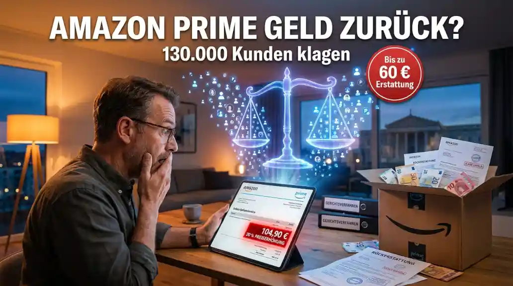 Mehr als 130.000 Prime Kunden klagen gegen Amazon. Wer betroffen ist, wie viel Geld zur�ckkommen kann und was jetzt wichtig ist