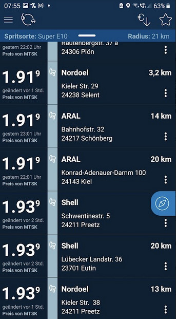 Nach Senkung der Energiesteuer: Diesel 2,09, E10 1,93 Euro --Wirtschaftsweise bezweifelt Tankrabatt