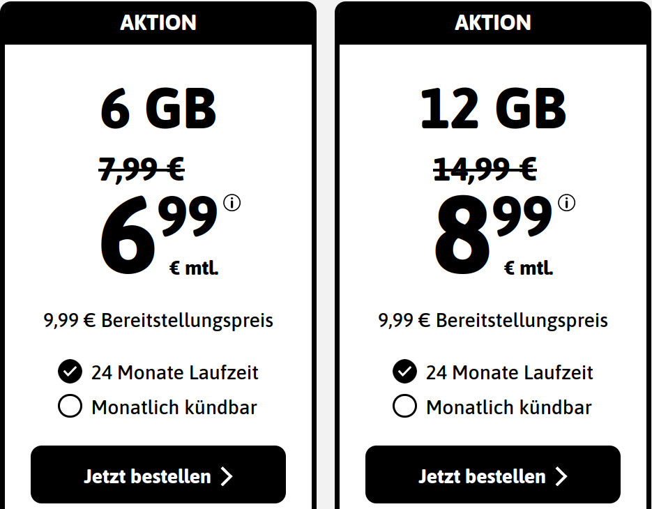 Blacksim 6 GB Flat fr 6,99 Euro