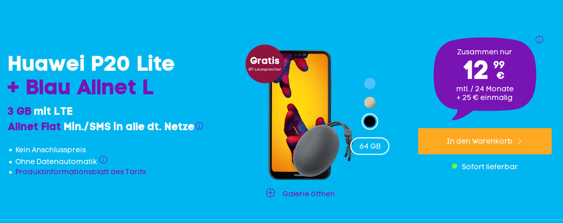 Huawei P20 Tarife