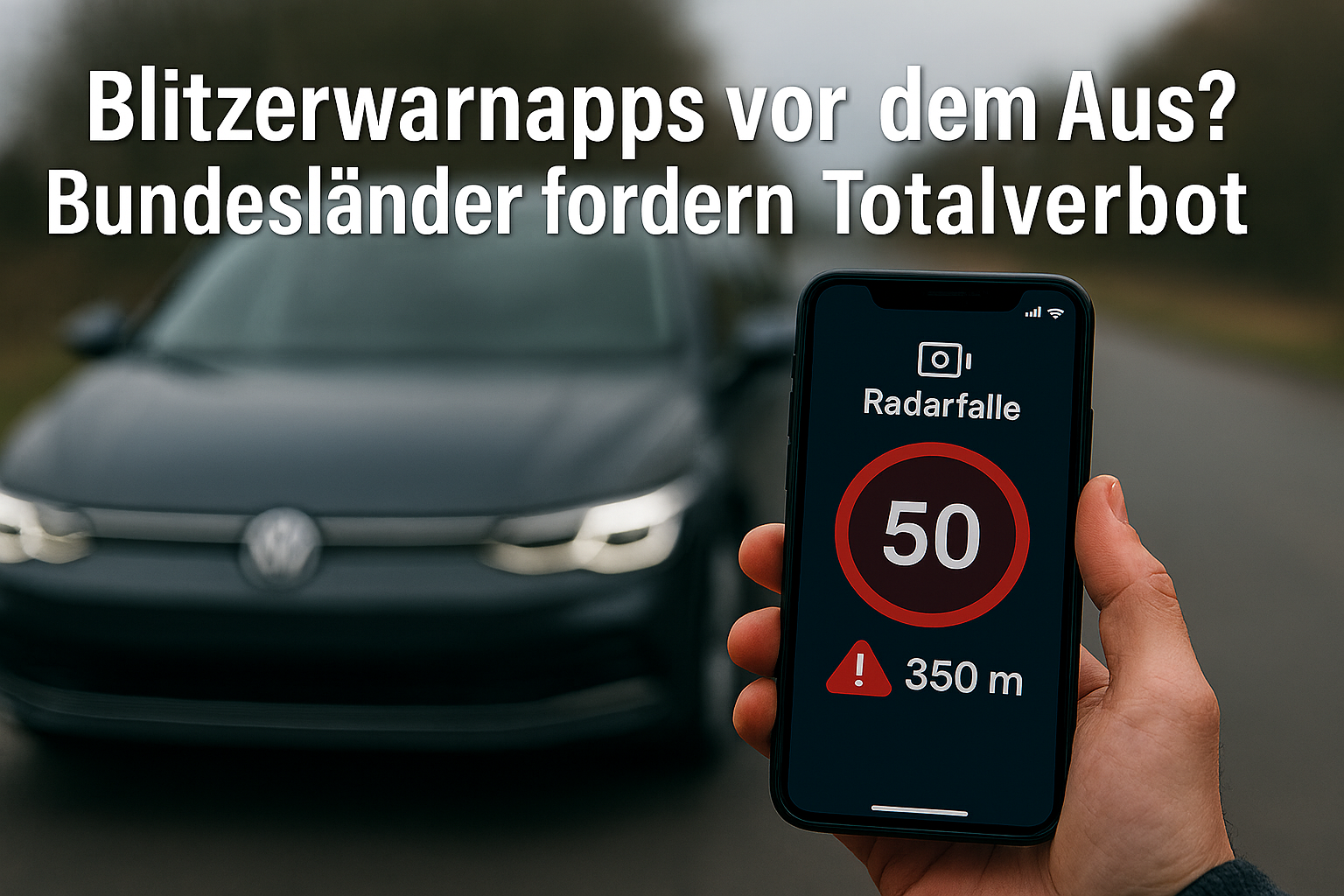 Bundesl�nder fordern ein vollst�ndiges Verbot von Blitzerwarnapps. Der Artikel erkl�rt die Rechtslage, politische Hintergr�nde, internationale Vergleiche und listet alle relevanten Blitzer-Apps auf dem Markt.