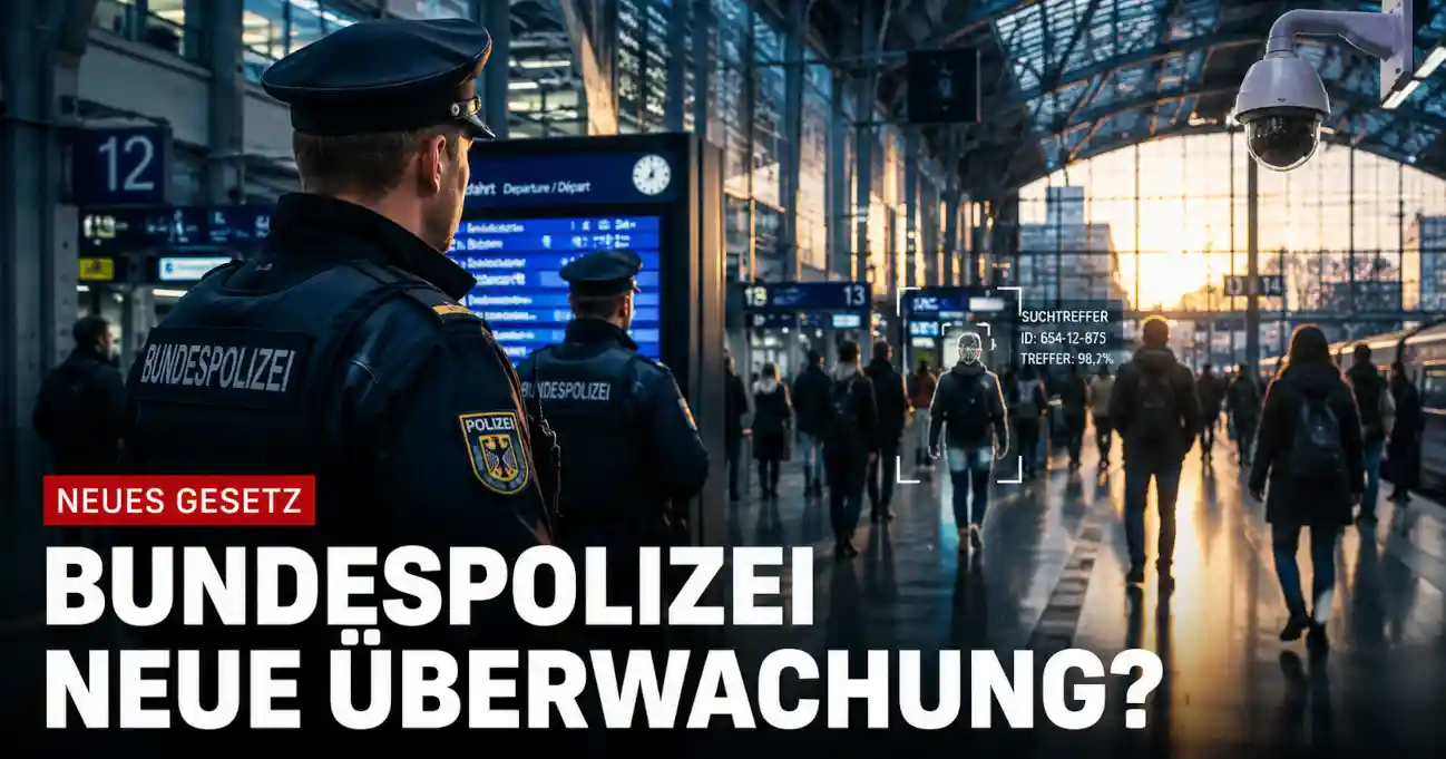 Die Bundespolizei bekommt neue digitale Befugnisse. Was Gesichtserkennung, Quellen-TK� und Staatstrojaner f�r B�rger jetzt bedeuten