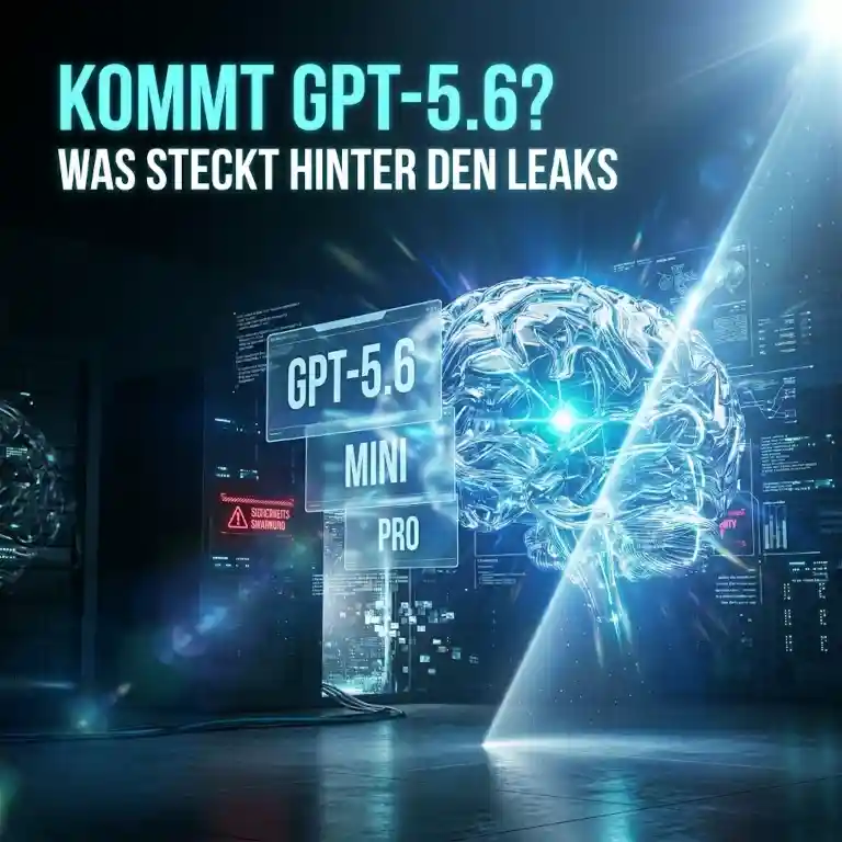 GPT-5.6 k�nnte in K�rze erscheinen. Was �ber Standard, Mini, Pro und Voice bekannt ist und worauf deutsche Unternehmen jetzt achten sollten