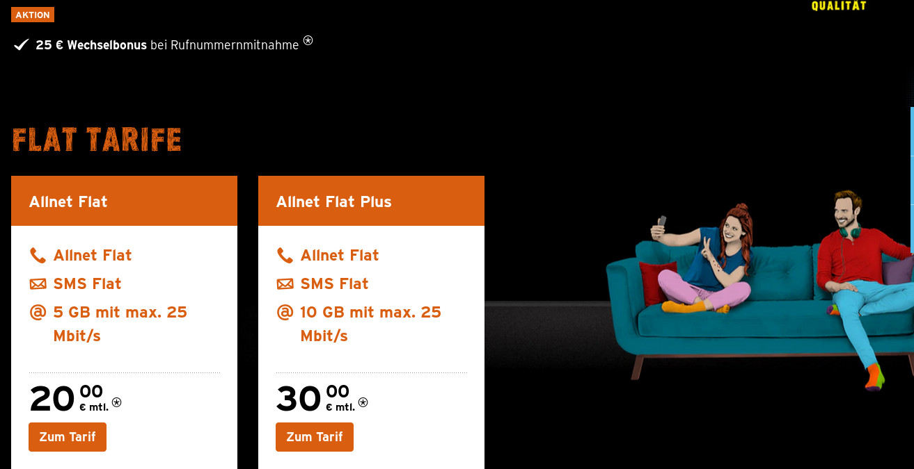 congstar Smartphone Tarife