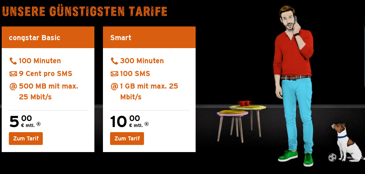 congstar Smartphone Tarife