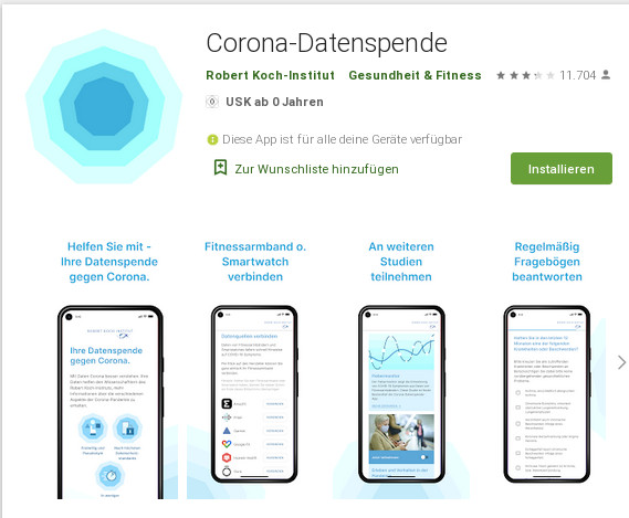 App Corona Datenspende