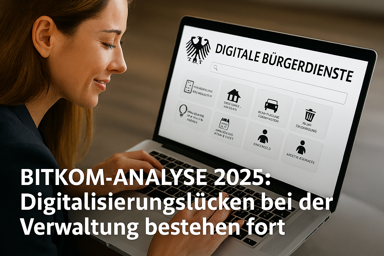 Die Bitkom-Analyse 2025 zeigt: 60 Prozent der Verwaltungsleistungen sind online verfgbar. Brger fordern mehr Tempo, bessere Services und Smart-City-Lsungen.