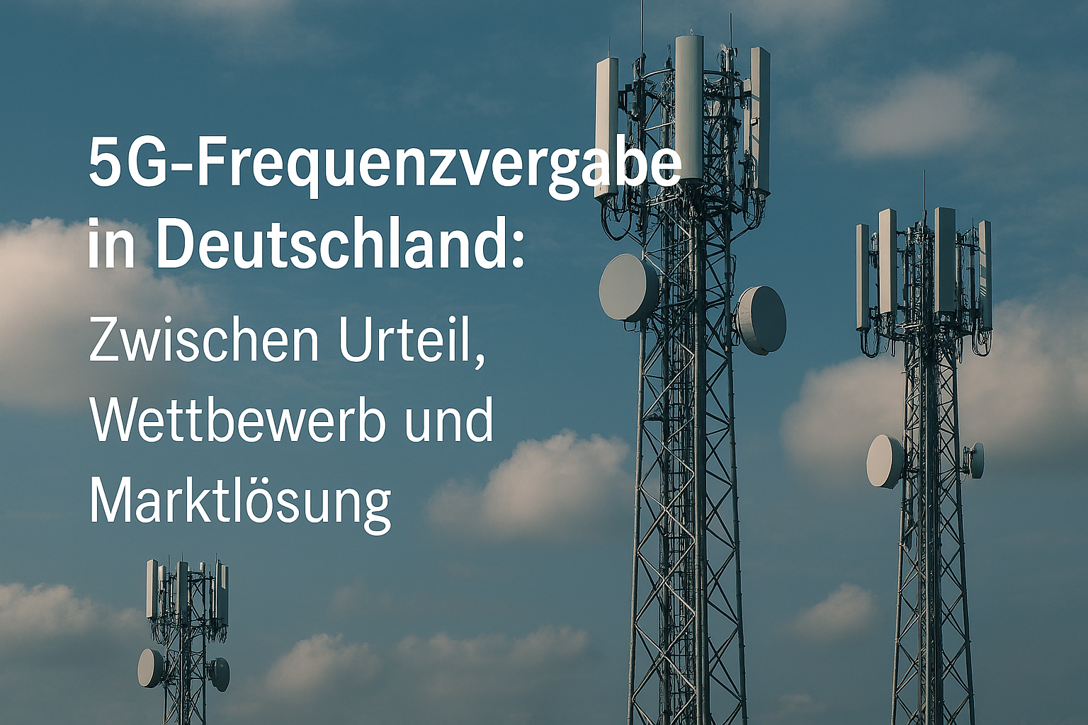 Analyse zur 5G-Frequenzvergabe in Deutschland: EWE, Bundesnetzagentur, Rechtsgutachten und m�gliche Marktl�sungen nach dem Urteil des Verwaltungsgerichts K�ln.