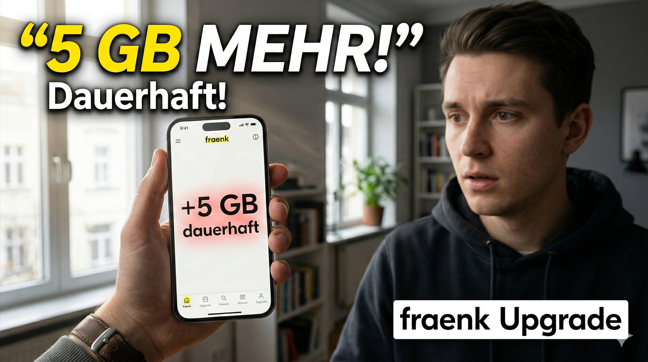 fraenk wertet das Empfehlungsprogramm fraenk for friends massiv auf: Ab sofort gibt es dauerhaft +5 GB pro Freundschaftswerbung - auch r�ckwirkend. 70 % der Bestandskunden profitieren automatisch. Alle Details, Analyse und Tabelle im �berblick.