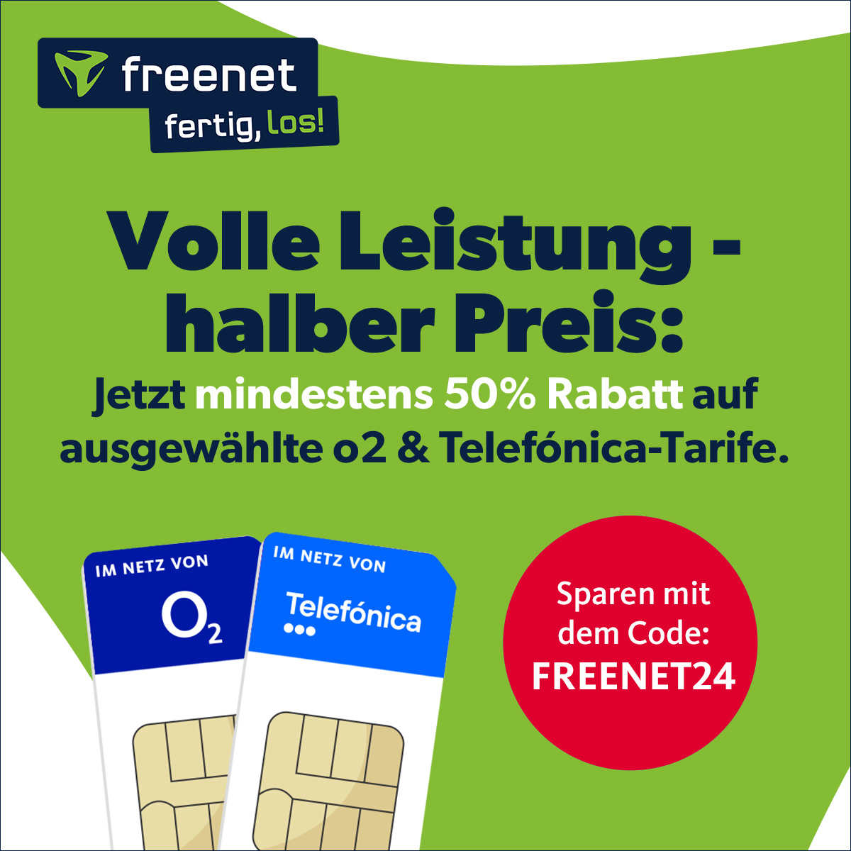 50 Prozent Gutschein: Unlimited Tarif mit 225 Mbit f�r 49,99 Euro