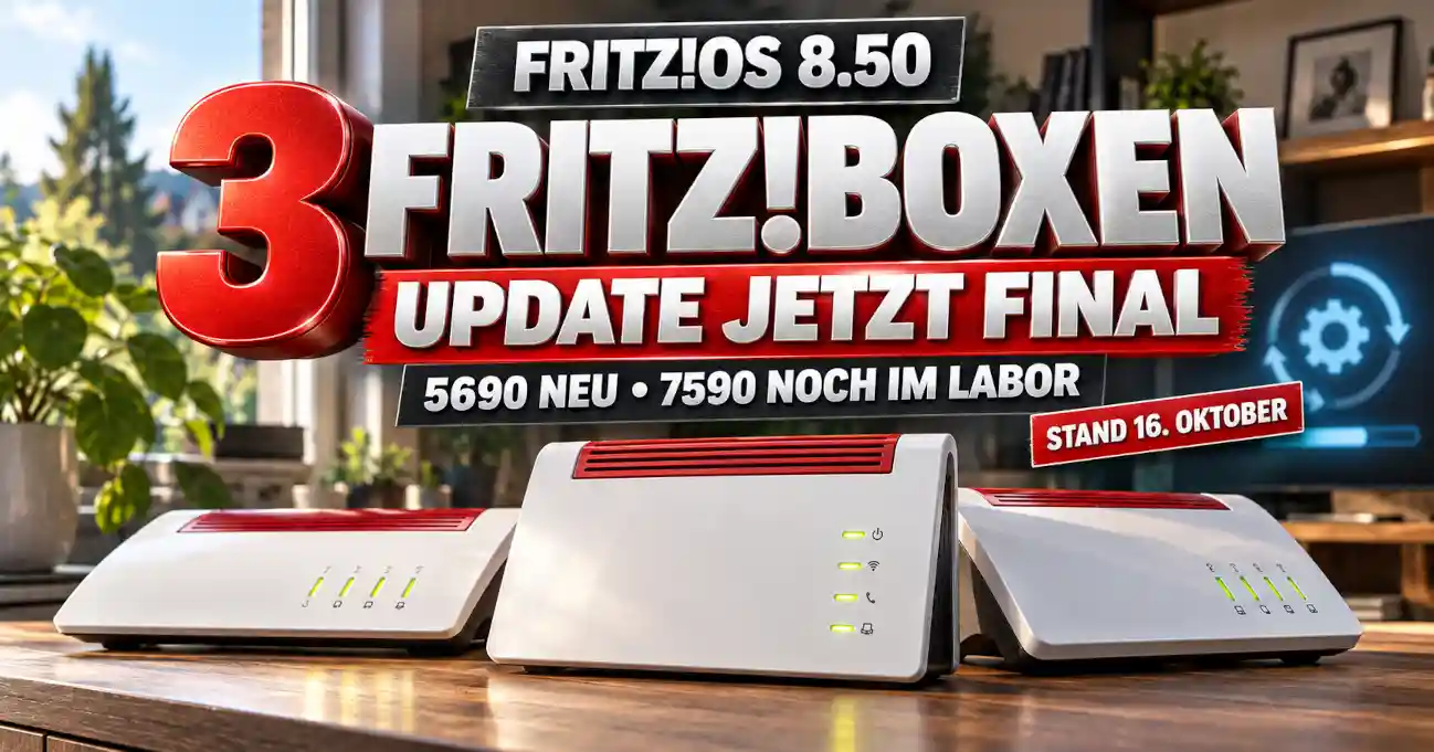 FRITZ!OS 8.50 Update f�r FRITZ!Box 5690, 7690 und 5630