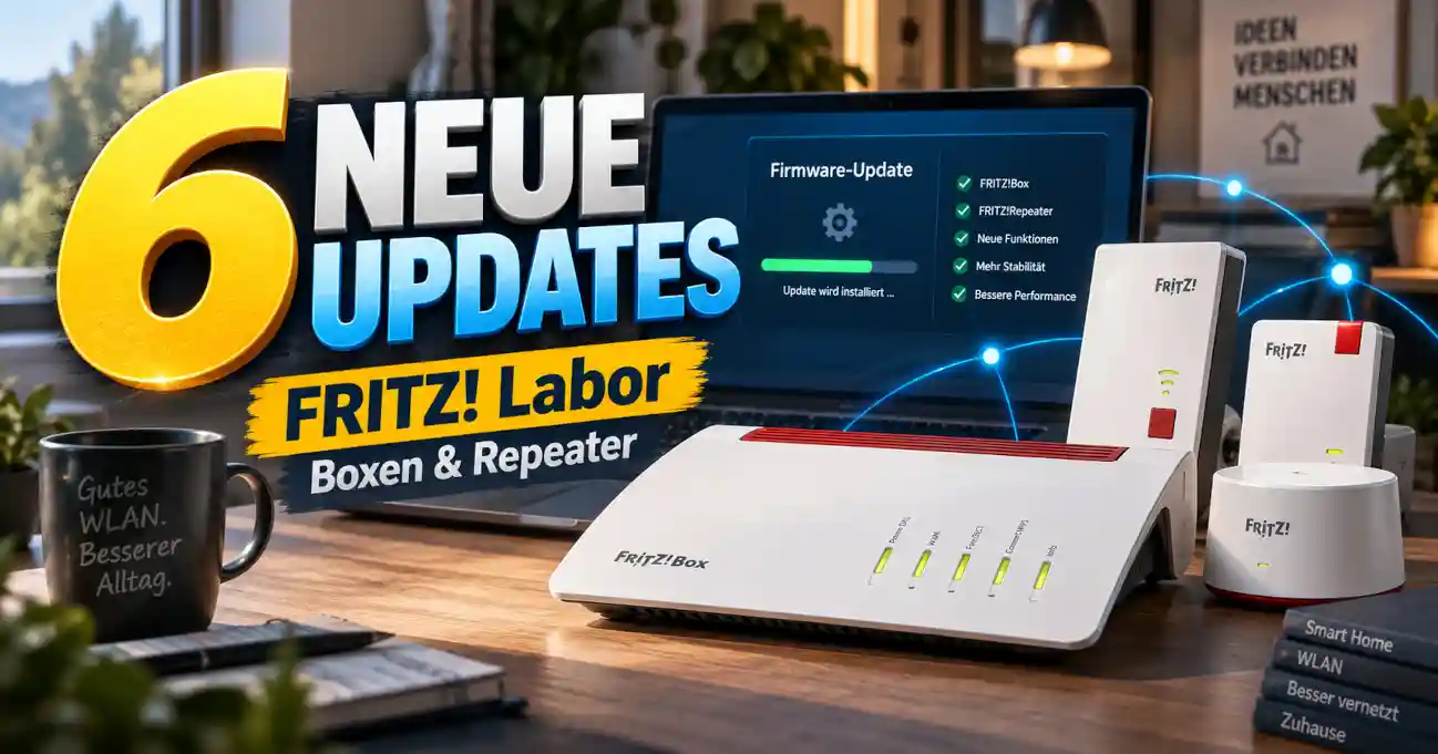 FRITZ!Box und FRITZ!Repeater mit neuen Labor-Updates im September 2026