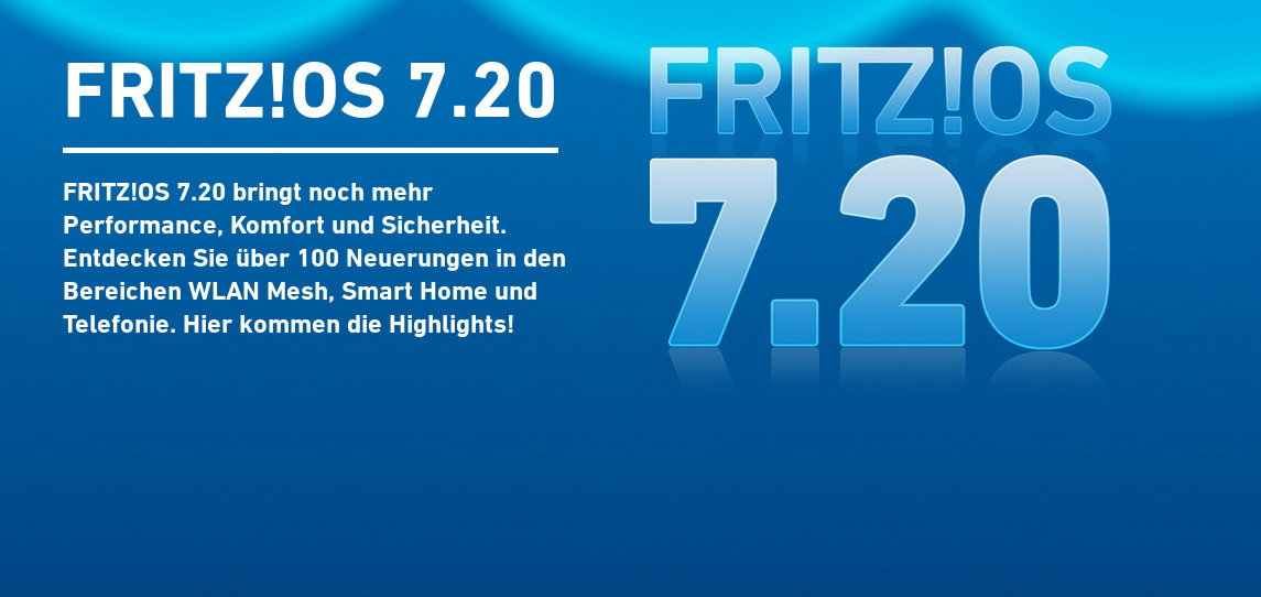 Fritz-Box Version 7.20 verfgbar --Erste Updates bei Fritzbox 7590