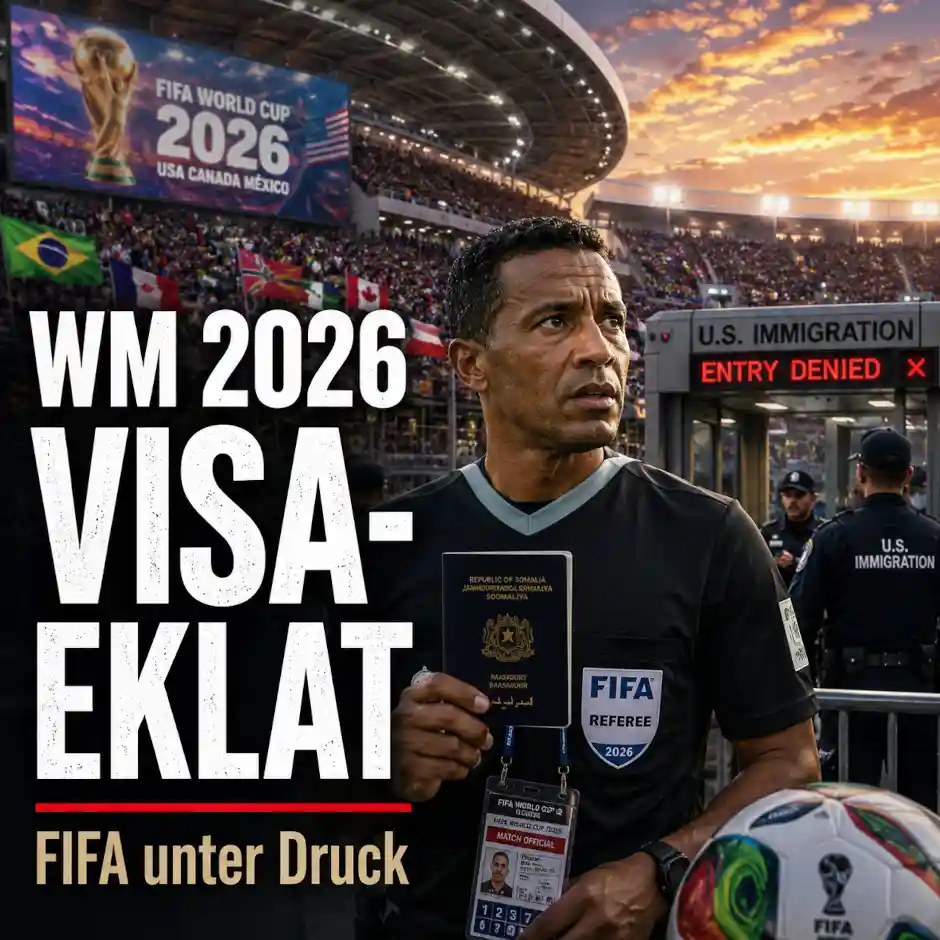 Ein Schiedsrichter darf nicht zur WM 2026 in die USA einreisen. Der Fall Omar Artan bringt FIFA, Trump und Infantino unter Druck