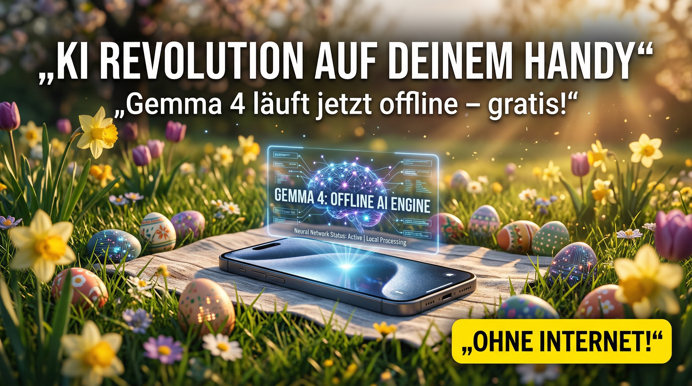 Gemma 4 auf iPhone und Android: Googles neue Offline-KI l�uft komplett lokal ohne Internet. Anleitung, Vorteile, Einschr�nkungen und Download im �berblick.