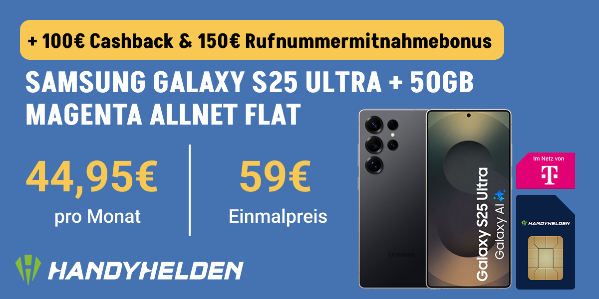 Samsung Galaxy S25 Ultra mit Telekom Magenta M: Alle Details zum Top-Smartphone-Bundle, Tarifleistungen, Kosten, Vorteile und effektiver Preis im �berblick.