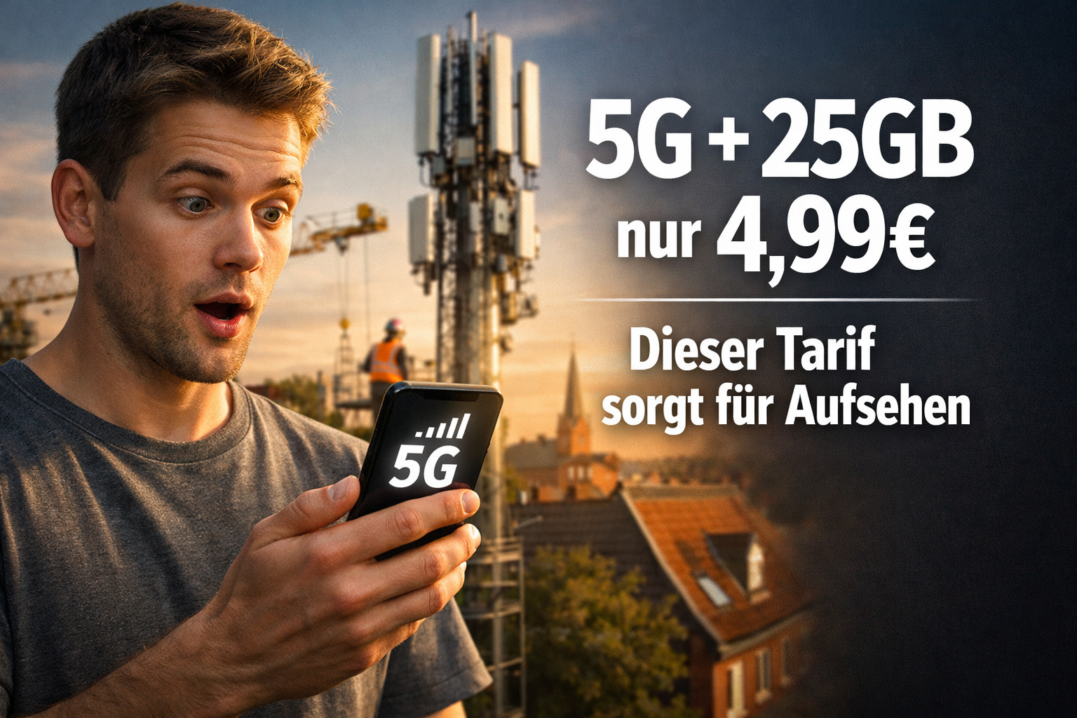 25GB Allnet Flat f�r dauerhaft 4,99 Euro im Telef�nica-Netz: Alle Details zu 5G, EU-Roaming, monatlicher K�ndbarkeit und Preis-Leistung im gro�en �berblick.