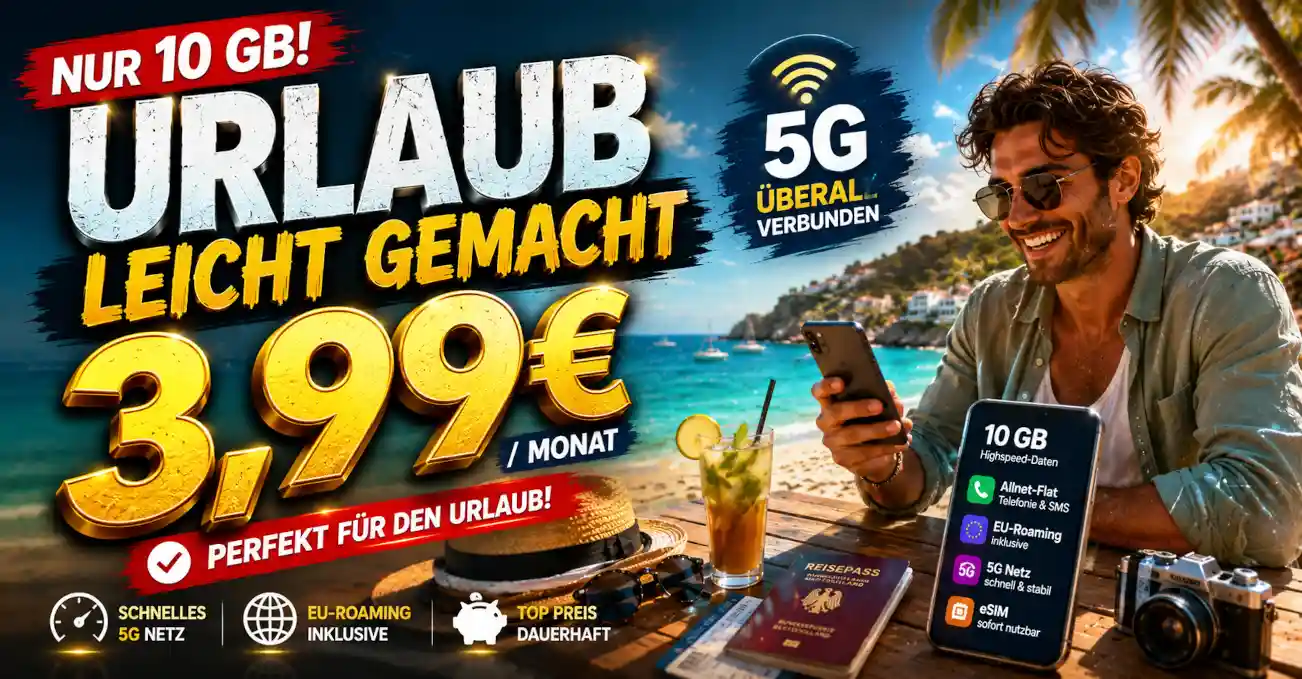 Lyca Mobile bietet 5G-Tarife ab 3,99 Euro und Prepaid mit bis zu 120 GB. Der Check zeigt Preise, Leistungen, Laufzeit und m�gliche Haken.
