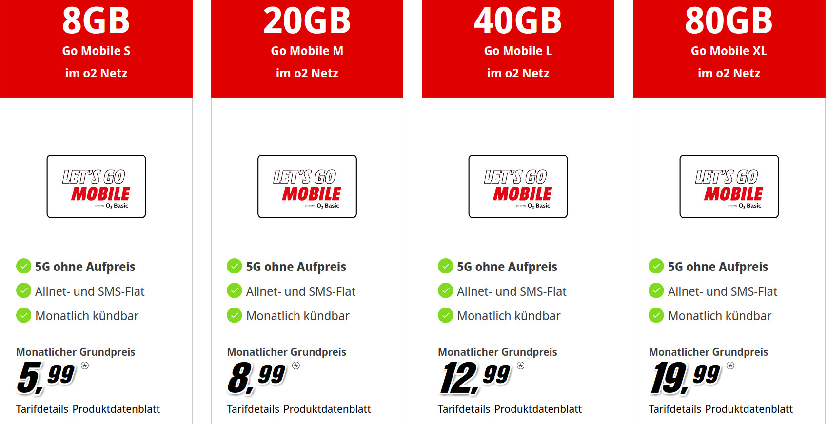 MediaMarktSaturn Tarifwelt: Neue O2 Flex Tarife in der bersicht