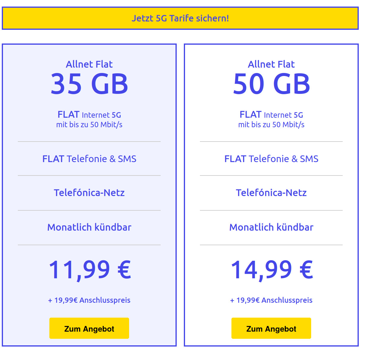 MegaSIM Tarife: Mehr Datenvolumen --Unlimited Tarife fr 26,99 Euro