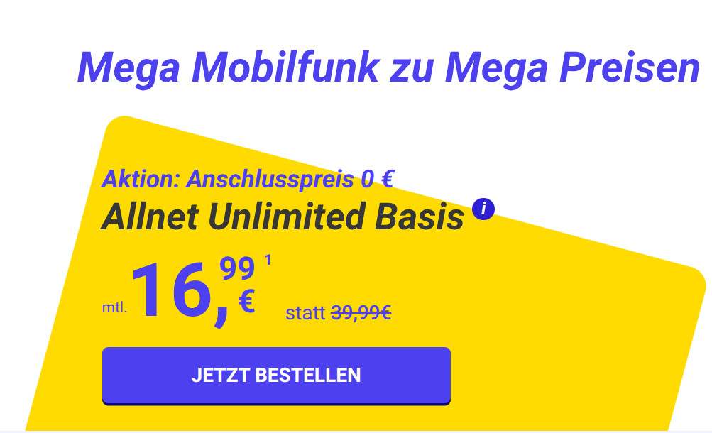 Mega SIM startet 2025 mit einem neuen Tarifportfolio: Unlimited Basis ersetzt Unlimited on Demand. Alle Tarife mit 5G, lebenslangem Rabatt und attraktiven Preisen.