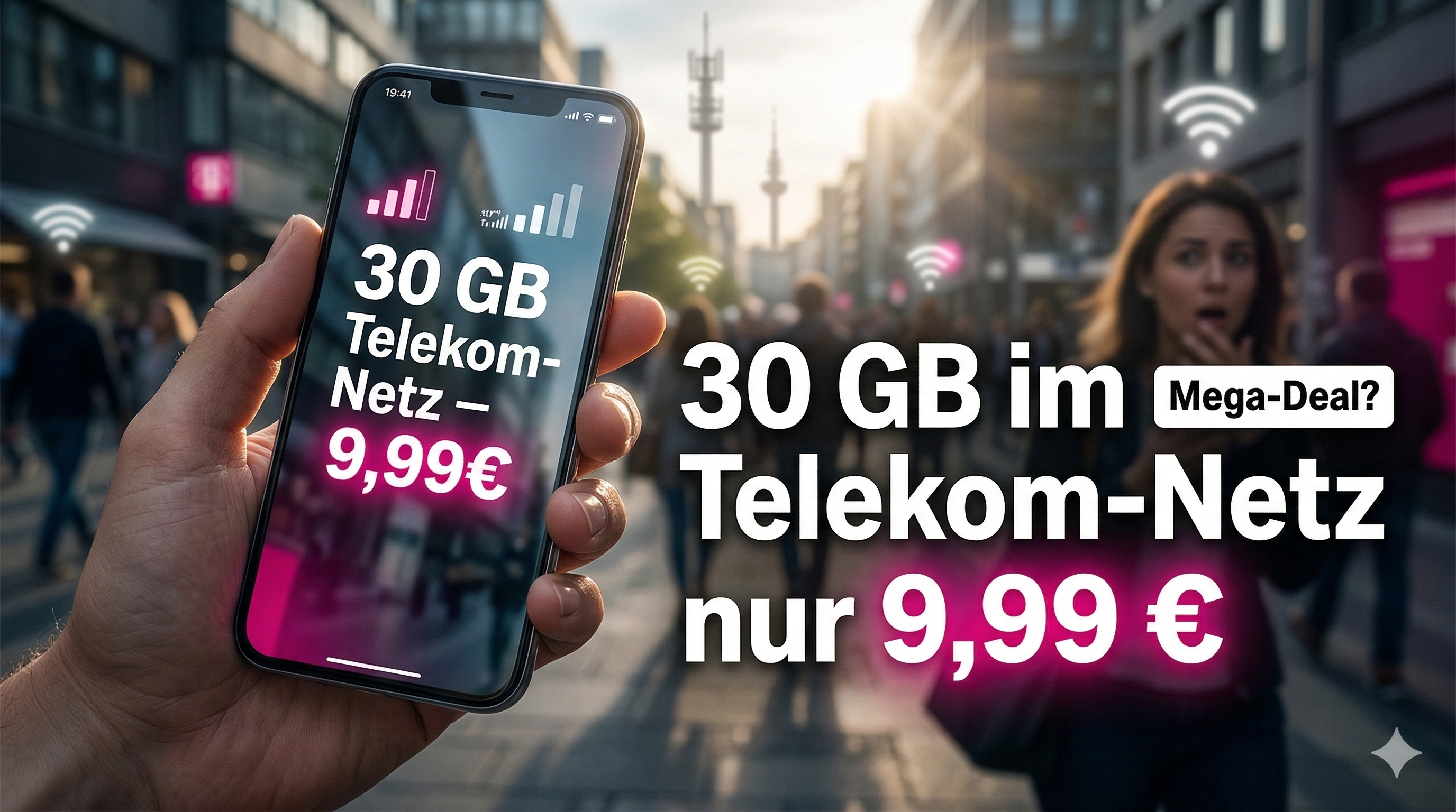 Ein neuer 30-GB-Tarif im Telekom-Netz f�r nur 9,99 Euro sorgt f�r Aufmerksamkeit. Der Artikel zeigt, was das Angebot kann und wie es sich gegen andere Mobilfunk-Tarife behauptet.