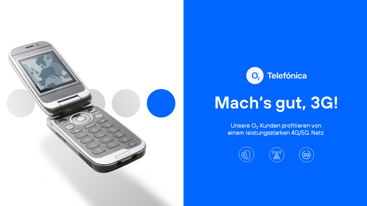 Telefonica-O2 3G-UMTS Abschaltung: O2 nimmt letzte 3G-Sender vom Netz