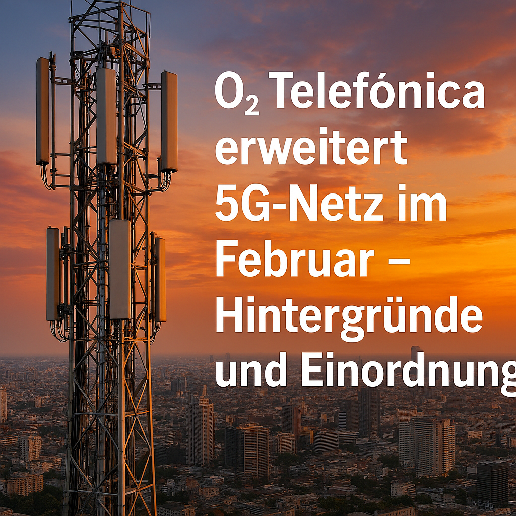 Der 5G-Ausbau von o2 Telef�nica im Januar: Welche St�dte profitieren, welche Technik steckt dahinter und was Nutzer konkret davon haben. Ein fundierter �berblick mit Tabellen und Einordnung.