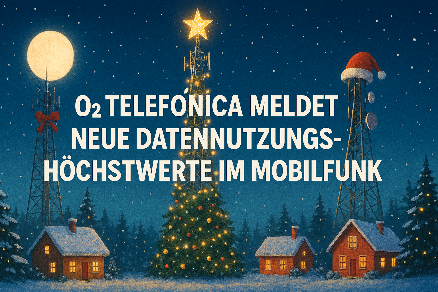 O2 Telef�nica meldet neue Datennutzungs-H�chstwerte im Mobilfunk. Analyse, Vergleich mit Telekom und Vodafone sowie Entwicklung zum Vorjahr.