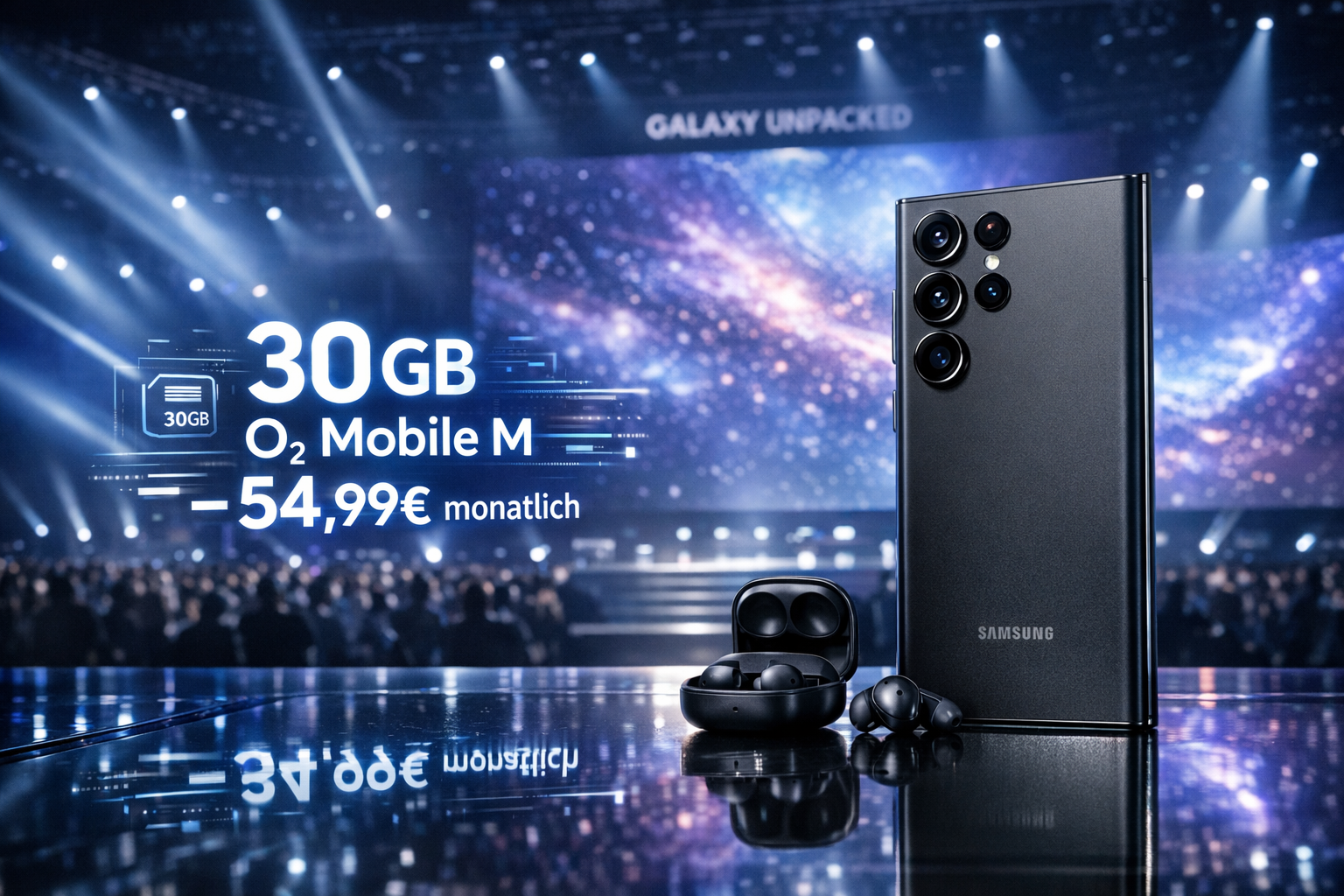 Samsung Galaxy S26 Ultra mit Buds4 Pro im O2 Mobile M Tarif: Alle Kosten, Laufzeiten, Vorteile und Fallstricke im Check. Jetzt Angebot analysieren und sparen.