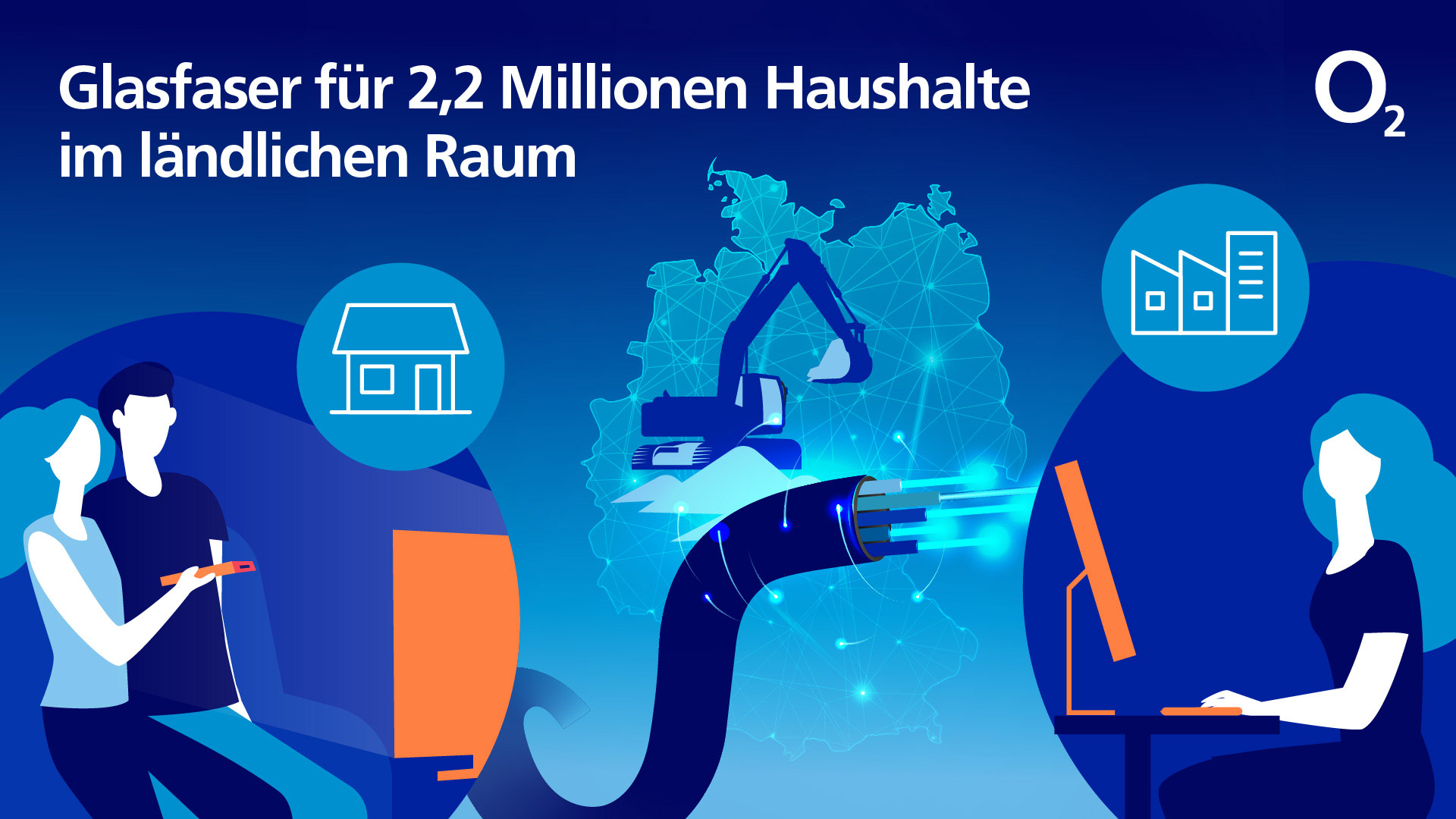 Telefonica/O2 Festnetz: Kooperation mit Unsere Gr�ne Glasfaser