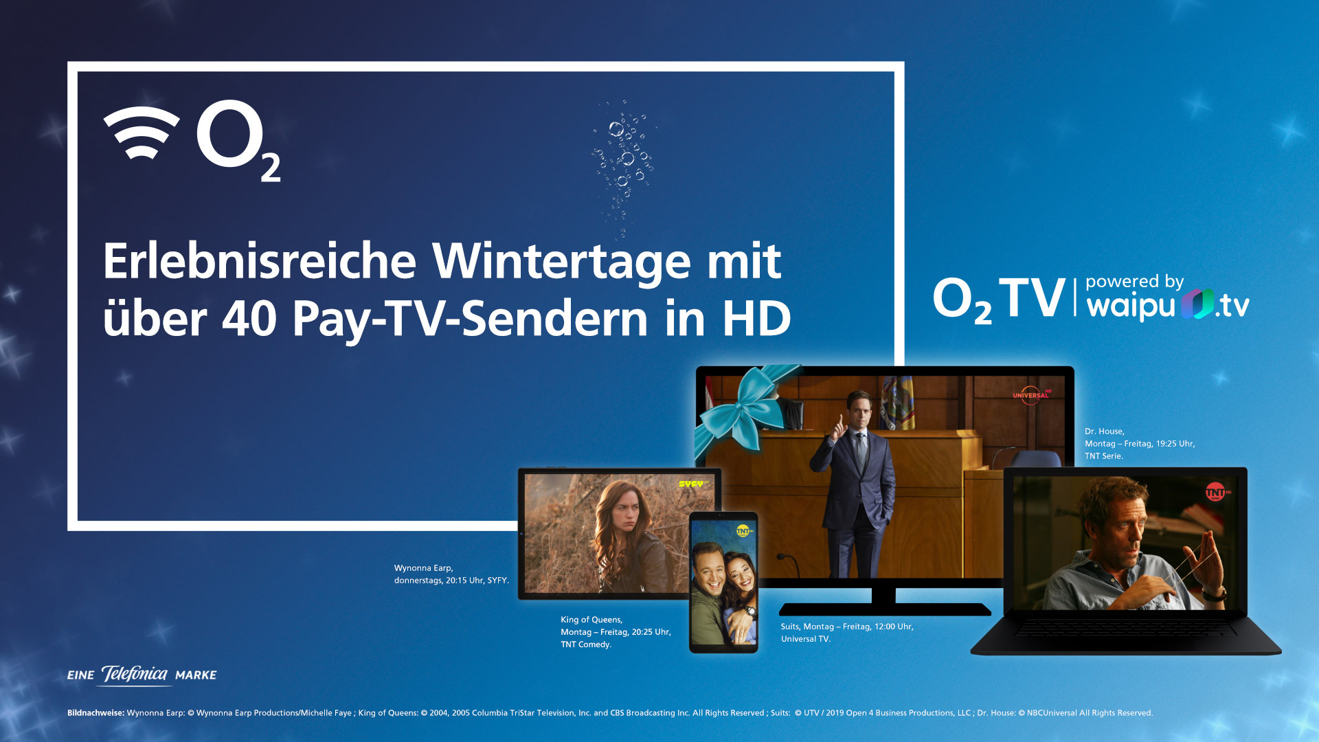 O2 TV: 3 Monate gratis O2 TV auf allen Android TV-fähigen Fernsehern und Boxen