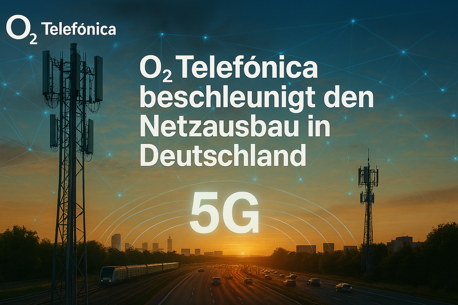 O2 Telef�nica beschleunigt den Netzausbau in Deutschland mit einer Ausbauma�nahme pro Stunde. Analyse, Zahlen und Vergleich mit Telekom und Vodafone.