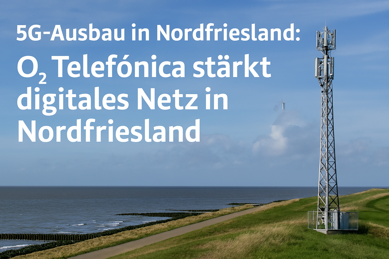 O2 Telefnica bringt 5G nach Schwesing in Nordfriesland und strkt damit die digitale Infrastruktur im lndlichen Raum.