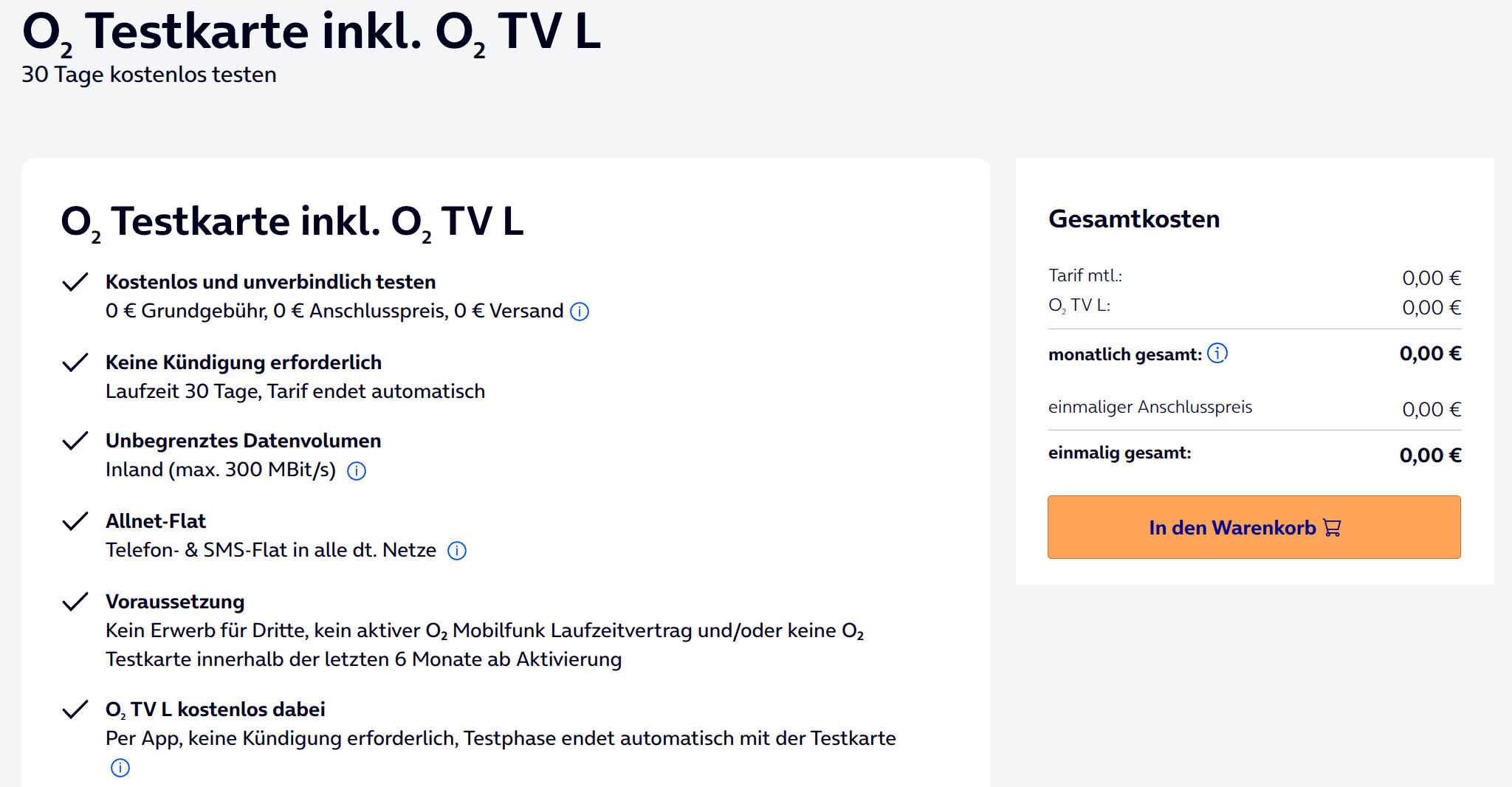 Unlimited Tarife Oktober: O2 gratis Testkarte bis zu 500 Mbit Speed