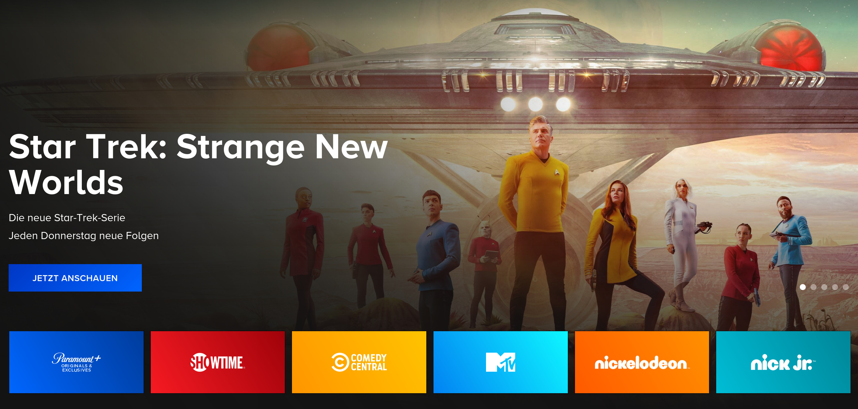 Paramount Plus: Neuer Streamingdienst mit 7 Tage Probezeit --Star Trek Serie Strange New Worlds